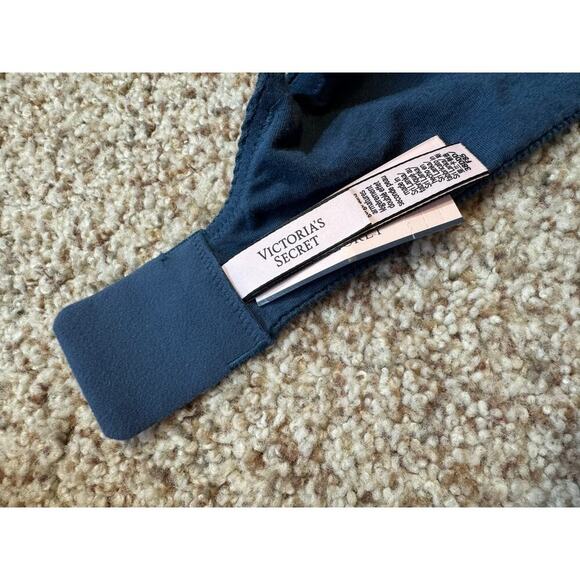 Victoria's Secret Women's Bra size 38 DDD, Micro Waffle; Wireless, NWT. TEAL - Picture 3 of 8